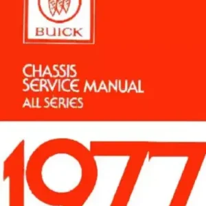 Reparationsmanual 1977 Buick ( 1 stk. brugt til 500kr på lager)