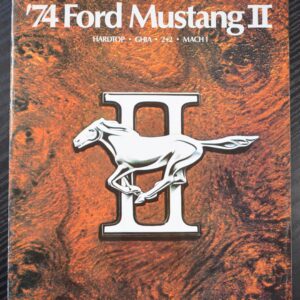 Ford Mustang II 1974 salgsbrochure