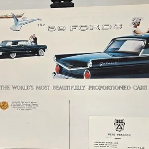 Salgsbrochure 1959 Ford Galaxie