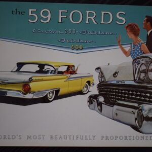 Salgsbrochure Ford 1959