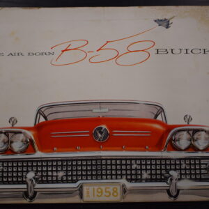 Salgsbrochure Buick 1958