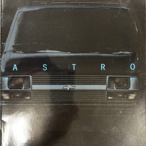 Salgsbrochure Chevrolet 1996 Astro