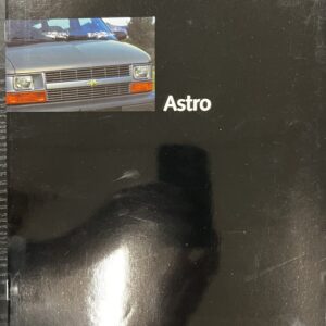 Salgsbrochure Chevrolet 1995 Astro