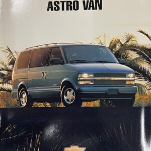 Salgsbrochure Chevrolet Chevy Astro 1995