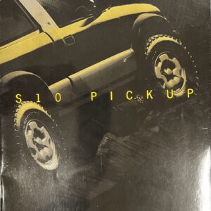 Salgsbrochure Chevrolet S10 Pickup 1995
