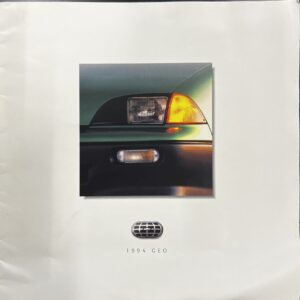 Salgsbrochure Chevrolet GEO 1994